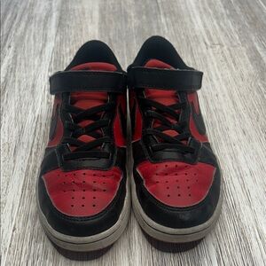 Nike Red and Black Athletic Shoes